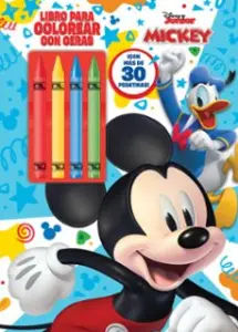 Mickey: Libro para Colorear con Ceras