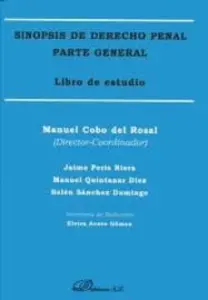 Sinopsis de Derecho Penal. Parte General. Libro de Estudio